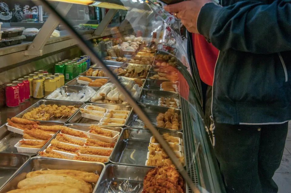 Comptoir réfrigéré friterie