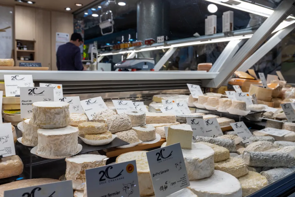Comptoir réfrigéré fromage